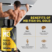 Benefits - MuscleBlaze Fish Oil Gold (460 EPA & 380 DHA), 90 capsules