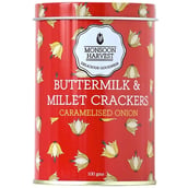 Monsoon Harvest Buttermilk and Millet Crackers,  Caramelised Onion  100 g 
