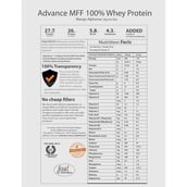 Supplement - MyFitFuel Advance MFF 100% Whey Protein, 4.4 lb Mango Alphonso