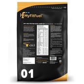 Back - MyFitFuel MFF High Protein Mass Gainer,  4.4 lb  Double Rich Chocolate 