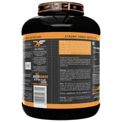 back - Xtreme Force Nutrition Grow X Mass, 5 lb Smooth Strawberry