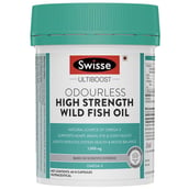 Swisse Ultiboost Odourless High Strength Wild Fish Oil, 60 capsules