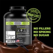 back - Muscle Monk Intense Mass Gainer with BCAA 2:1:1 (Watermelon, 300g, 30 Servings), 6.6 lb Royal Chocolate