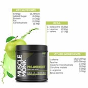 7 - Muscle Monk Intense Mass Gainer with Pre-Workout Green Apple, 30 Servings, 300g, 6.6 lb Royal Chocolate