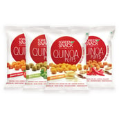 1 - The Green Snack Co. Quinoa Puffs - Pack of 4,  Variety Combo  50 g 