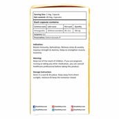 nutritioninfo - Bodywell Ashwagandha, 60 veggie capsule(s)