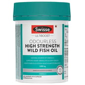 1 - Swisse Ultiboost Odourless High Strength Wild Fish Oil, 90 capsules