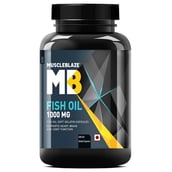 1 - MuscleBlaze Fish Oil (1000 mg) OP, 60 softgels