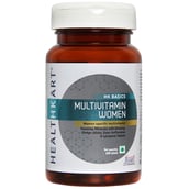 HealthKart Multivitamin Women with Ginseng, Ginkgo Biloba, Soya-Isoflavones & Lycopene OP, 60 tablet(s) Unflavoured