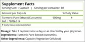 Natures Velvet Curcumin Haldi Pure Extract (500 mg), 60 capsules