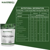 7 - Nakpro Vegan Platinum Soy Protein Isolate, 2.2 lb Unflavoured (Pack of 2)