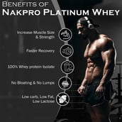 4 - Nakpro Whey Platinum Whey Protein Isolate,  4.4 lb  Vanilla 