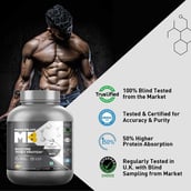 8 - MuscleBlaze Biozyme Whey Protein Powder, 4.4 lb Kesar Kulfi
