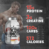 6 - Big Flex King Mammoth Mass Gainer, 2.2 lb Strawberry Banana