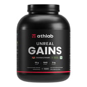 1 - Athlab Unreal Gains,  6.6 lb  Strawberry Smooth 