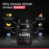 3 - Athlab Unreal Gains, 2.2 lb Banana Smoothie
