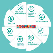 5 - Promunch Roasted Soya Snack, Cheese & Onion Pack of 2 150 g