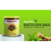 2 - Promunch Roasted Soya Snack, Tangy Pudina(Jain Snack) Pack of 2 150 g