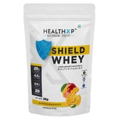 1 - HealthXP Shield Whey, 2.2 lb Mango Madness