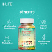 4 - INLIFE Multivitamin and Minerals, 30 gummies Lemon & Strawberry