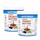1 - Myfitness Chocolate Peanut Butter Combo Pack, 1.25 kg Smooth & Crunchy