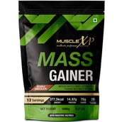 2 - MuscleXP Mass Gainer, 2.2 lb Double Chocolate Pack of 2