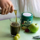 6 - Origin Nutrition Supergreens Green Apple Sorbet Flavour, 120 g