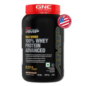 1 - GNC Amp Gold Series 100% Whey Protein Advanced,  2 lb  Double Rich Chocolate 