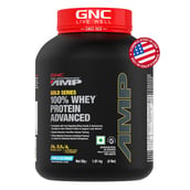 1 - GNC Amp Gold Series 100% Whey Protein Advanced, 4 lb Vanila Ice Cream