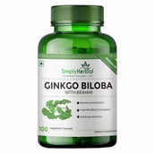 7 - Simply Herbal Ashwagandha 60 Caps with Vitamin B12 & Ginkgo Biloba 100 Capsules Combo, 3 Piece(s)/Pack