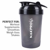 7 - Nakpro Whey Platinum Whey Protein Isolate, 2.2 lb Chocolate with Shaker Bottle (500 ml) Black