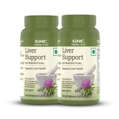 1 - GNC Herbal Plus Liver Support (Pack of 2),  60 veggie capsule(s) 