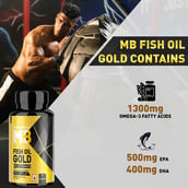 3 - MuscleBlaze Omega 3 Fish Oil Gold 3x Triple Strength (EPA & DHA), 60 capsules
