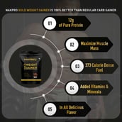 7 - Nakpro Gold Weight Gainer,  2.2 lb  Double Rich Chocolate 
