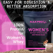 7 - Nakpro Women's Whey Protein,  1.1 lb  Coffee 
