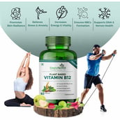 7 - Simply Herbal Plant Based Vitamin B12, 60 capsules Unflavoured (Pack of 2)