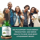 6 - Simply Herbal Plant Based Vitamin B12, 60 capsules Unflavoured (Pack of 3)