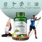 5 - Simply Herbal Plant Based Vitamin B12, 60 capsules Unflavoured (Pack of 4)