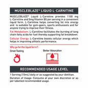 7 - MuscleBlaze Liquid L-Carnitine, 450 ml Lemon Lime