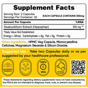 3 - StemRX Sea buckthorn, 60 capsules