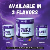 5 - HealthER Swole Pre Workout, 0.66 lb Blueberry