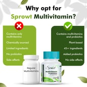 5 - Sprowt Multivitamin with Probiotics, 60 tablet(s) Unflavoured