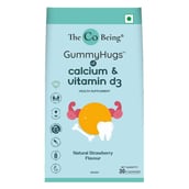 1 - The Co Being GummyHugs of Calcium & Vitamin D3, 30 gummies Strawberry