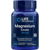 1 - Life Extension Magnesium (Citrate),  Unflavoured  100 veggie capsule(s) 