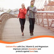 10 - Naturyz Calcium Plus 120 Tablets & Women's Sport & Fitness Multivitamin 60 Tablets Combo, 2 Piece(s)/Pack Unflavoured