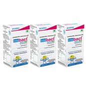 1 - Dr. Morepen Intebact Insta 2 Bn Probiotic, 6 sachets/pack Delicious Vanilla (Pack of 3)