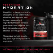 3 - Unmatched Electra Shred Advanced Hydration,  0.88 lb  Lemon Lime Sherbet 
