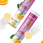 9 - Naturyz L-Arginine Max 2600 Flavour Orange, 15 tablet(s)