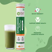 6 - Pure Nutrition Super Greens 500mg Effervescent, 20 tablet(s) Lime
