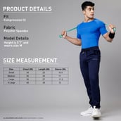 MuscleBlaze Compression Muscle Tee Half Sleeve, Superman Blue X-Large